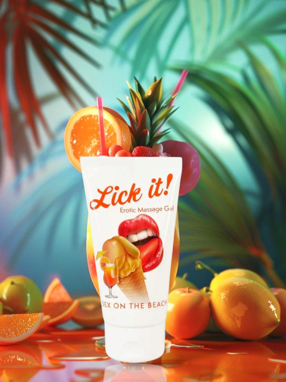 Оральне мастило Lick It! Sex on the Beach 50 мл (веганська)