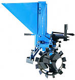 2-рядна часникосаджалка ЧС20 до мотоблока саджалка часнику та цибулі (2 комплекти ложечок - 34 мм та 24,5 мм), фото 3