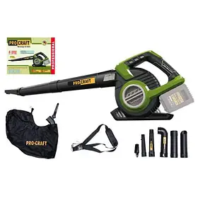 Акумуляторний пилосос-повітродувка Procraft VB20 (без акб і зарядного пристрою)