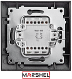 Вимикач двухкл. серія "IDEAL GRAFFITE" ТМ"MARSHEL", фото 3