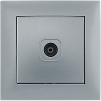 Розетка телевізійна серія "IDEAL SILVER" ТМ"MARSHEL"