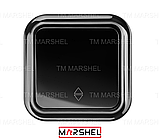 Вимикач 1-й одинарний прохідний зовнішній, накладний чорний MAGLEV BLACK "MARSHEL" Туреччина, фото 3