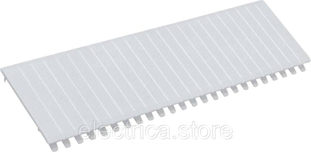 S35S Полоса-заглушка для щитів Hager 219мм 12 модулів біла, фото 1