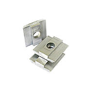 Прижим міжмодульний для кріплення сонячних панелей 30 мм