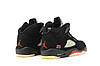 Чоловічі кросівки Nike Air Jordan 5 GORE-TEX Black Чорні Взуття Найк Аір Джордан текстиль нубук Гор Текс еврозима, фото 8