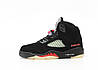 Чоловічі кросівки Nike Air Jordan 5 GORE-TEX Black Чорні Взуття Найк Аір Джордан текстиль нубук Гор Текс еврозима, фото 3