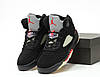 Чоловічі кросівки Nike Air Jordan 5 GORE-TEX Black Чорні Взуття Найк Аір Джордан текстиль нубук Гор Текс еврозима, фото 2