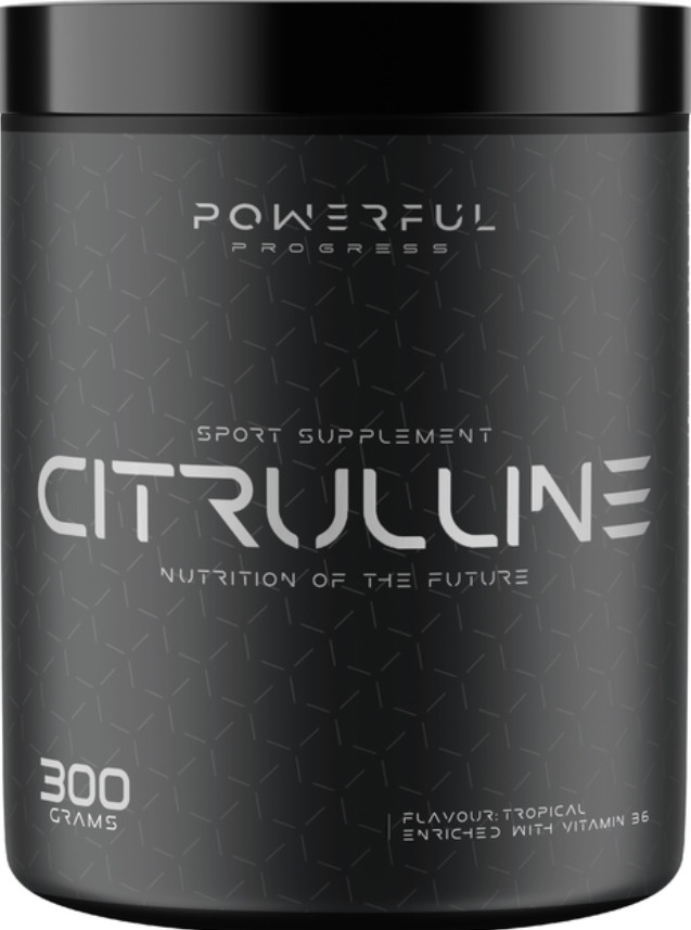 Цитрулін малат Powerful Progress Citrulline Malate 300г тропічні фрукти