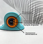Масажер для шиї акумуляторний Adna Massager BZ-02, EMS масажер подушка выбраційний. З підігрівом та пультом, фото 9