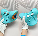 Масажер для шиї акумуляторний Adna Massager BZ-02, EMS масажер подушка выбраційний. З підігрівом та пультом, фото 10