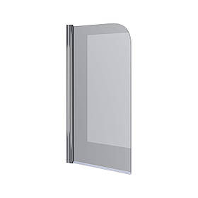 Шторка на ванну QP93(right) одноелементна 750х1400 chrome; clear
