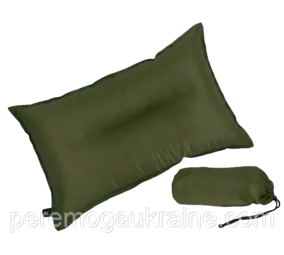 Надувна велика подушка Mil-Tec Olive 14416801