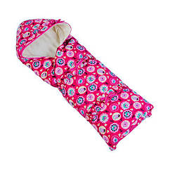 Конверт для прогулянки демісезонний 100х100см Лев рожевий ТM PAPAELLA