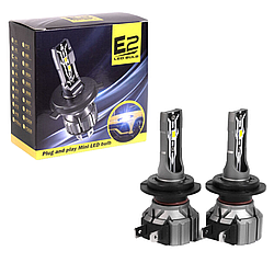 Автомобільні світлодіодні LED лампи у фару головного світла E2 H7, 18W, 8000LM, 6500K, 9-18V