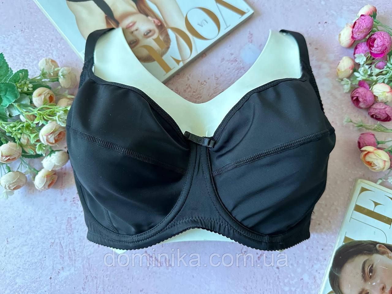 Бюстгальтер без поролону чорний