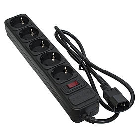 Мережевий фільтр Patron SP-1053U 1m Black (EXT-PN-SP-1053U)