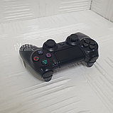 Бездротовий bluetooth джойстик DOUBLE motor vibration 4 Wireless Controller -OR-2233-Black., фото 5