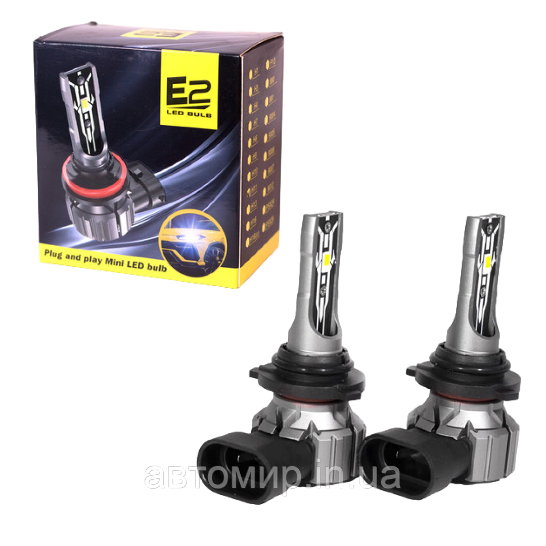 Автомобільні світлодіодні LED лампи у фару головного світла E2 - тип лампи HB4 (9006), 9-18V, 36W, 5500K, фото 1
