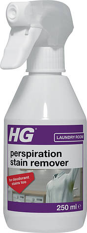 Засіб для видалення плям від поту й дезодоранту HG 250 мл, фото 1