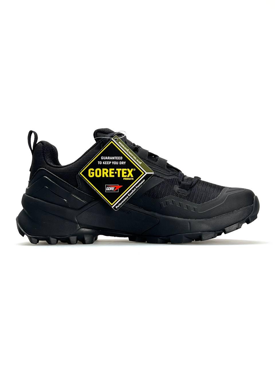 Чоловічі кросівки єврозиму Adidas Terrex Swift R Black, кеди Адідас текстиль водонепр. нейлон. 41