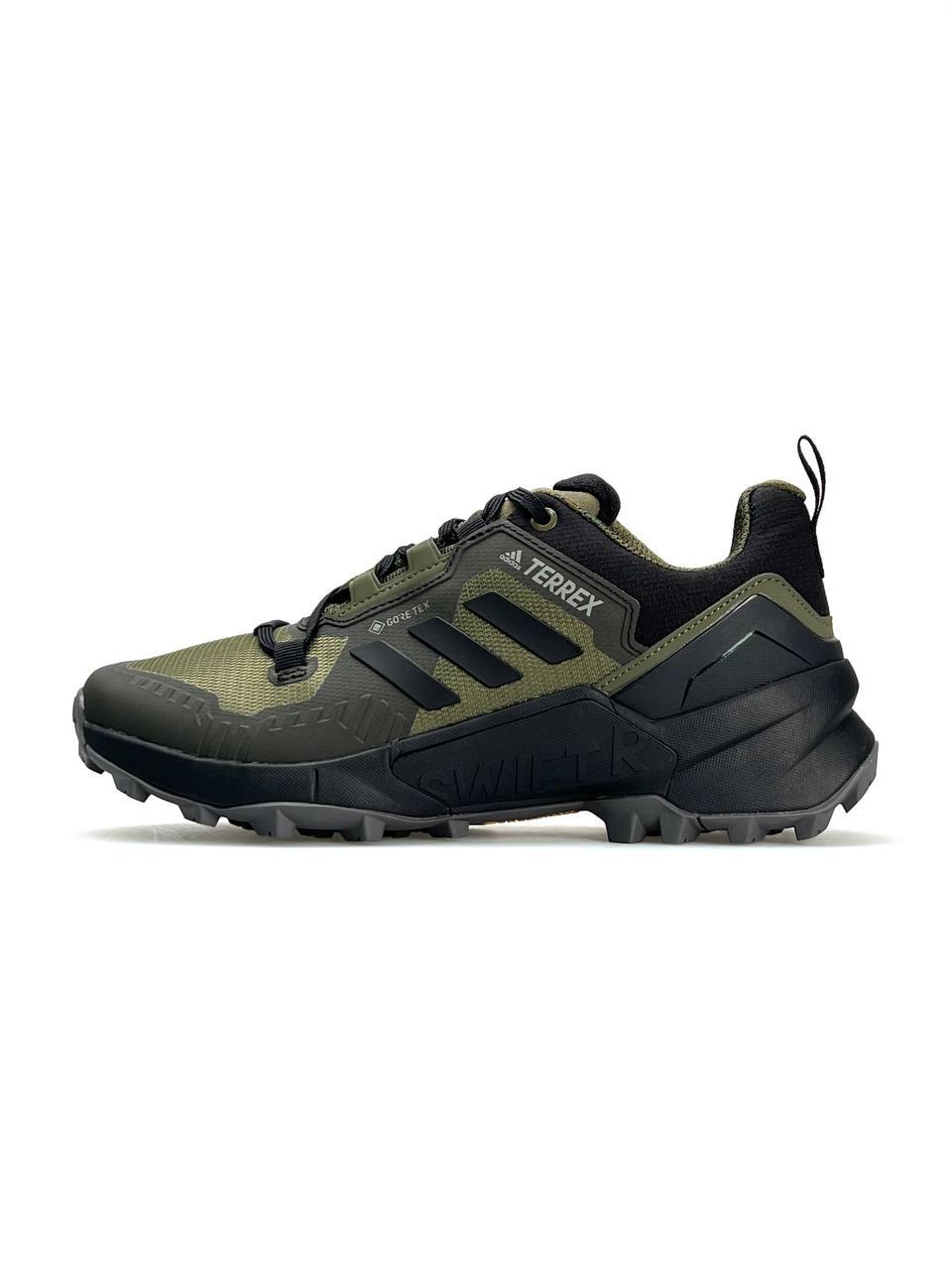 Чоловічі кросівки єврозиму Adidas Terrex Swift R Khaki, кеди Адідас текстиль водонепрон. нейлон. 41