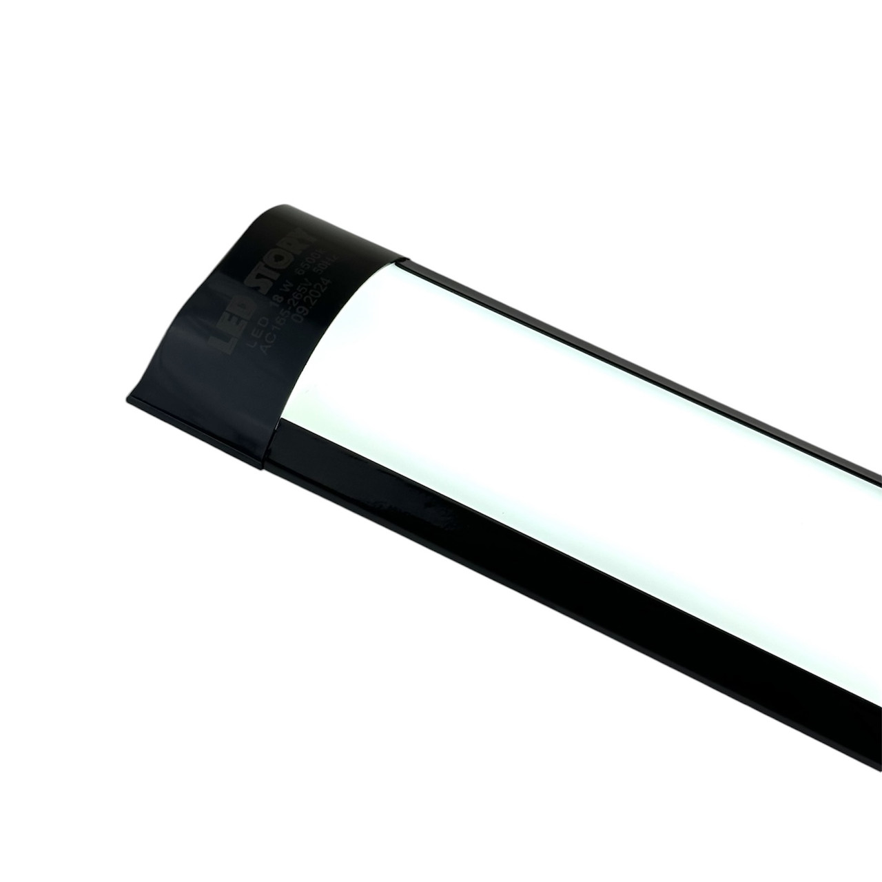 Лінійний Led світильник 18W 0.6м 1800 Lm 6500К IP20 холодне світло Led Story чорний