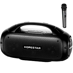 Безпровідна караоке колонка з мікрофоном HOPESTAR A50 Чорний 42096
