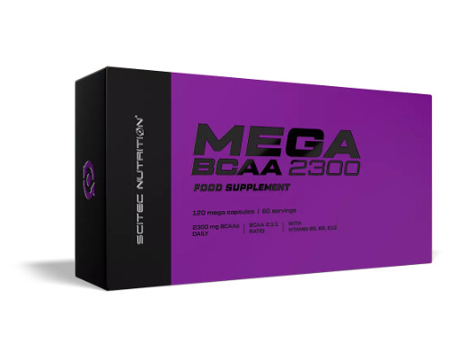 Амінокислота Scitec Nutrition Mega BCAA 2300 120 caps, фото 1