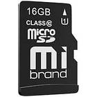 Картка пам'яті Wibrand microSDHC (UHS-1) 16Gb class 10