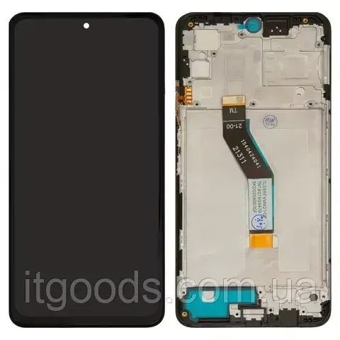 Дисплей + тачскрін (сенсор) з рамкою для Xiaomi Poco M4 Pro 5G 21091116AG / Note 11T 5G 21091116AI / Note 11S 5G 22031116B, TFT