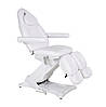 Електричне косметологічне крісло для педикюру WHITE 8184-L PVC Педикюрні крісла 2 ел. двигуна, фото 5