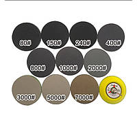 Набір нождачок тримач ліпучка + 100 наждачок - для гравера, дрелі, шуруповерта