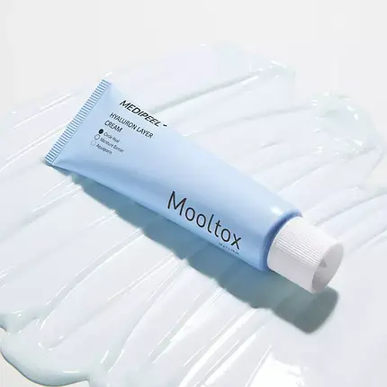 Крем для підвищення еластичності шкіри обличчя Medi-Peel Hyaluron Layer Cream Mooltox, фото 3