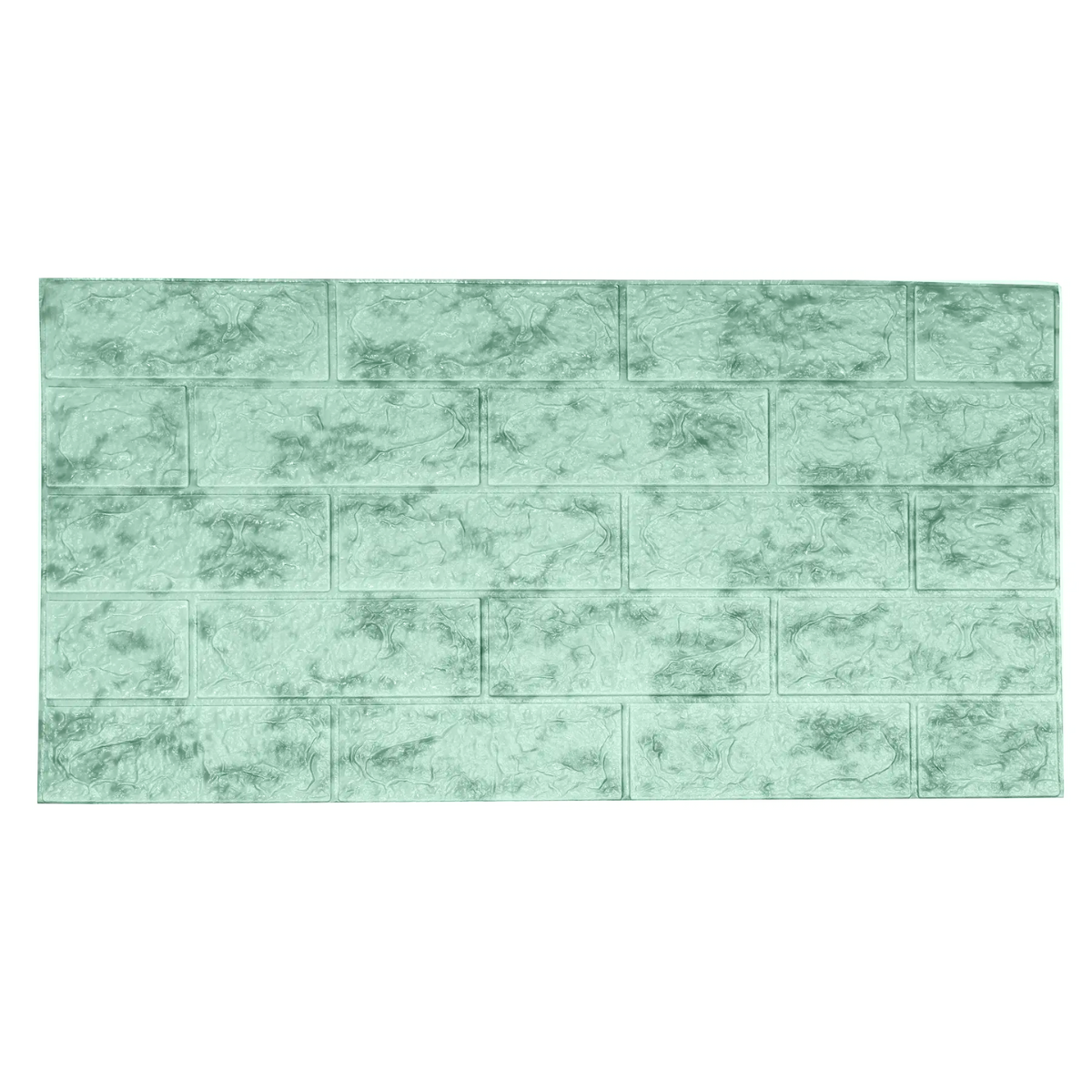 Декоративна 3D панель Supretto гнучка стінова 10 шт., сіро-зелена (Арт. 71340004)