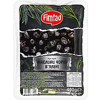 Оливки чорні (маслини) в'ялені з кісточкою 400 г Fimtad (Туреччина)