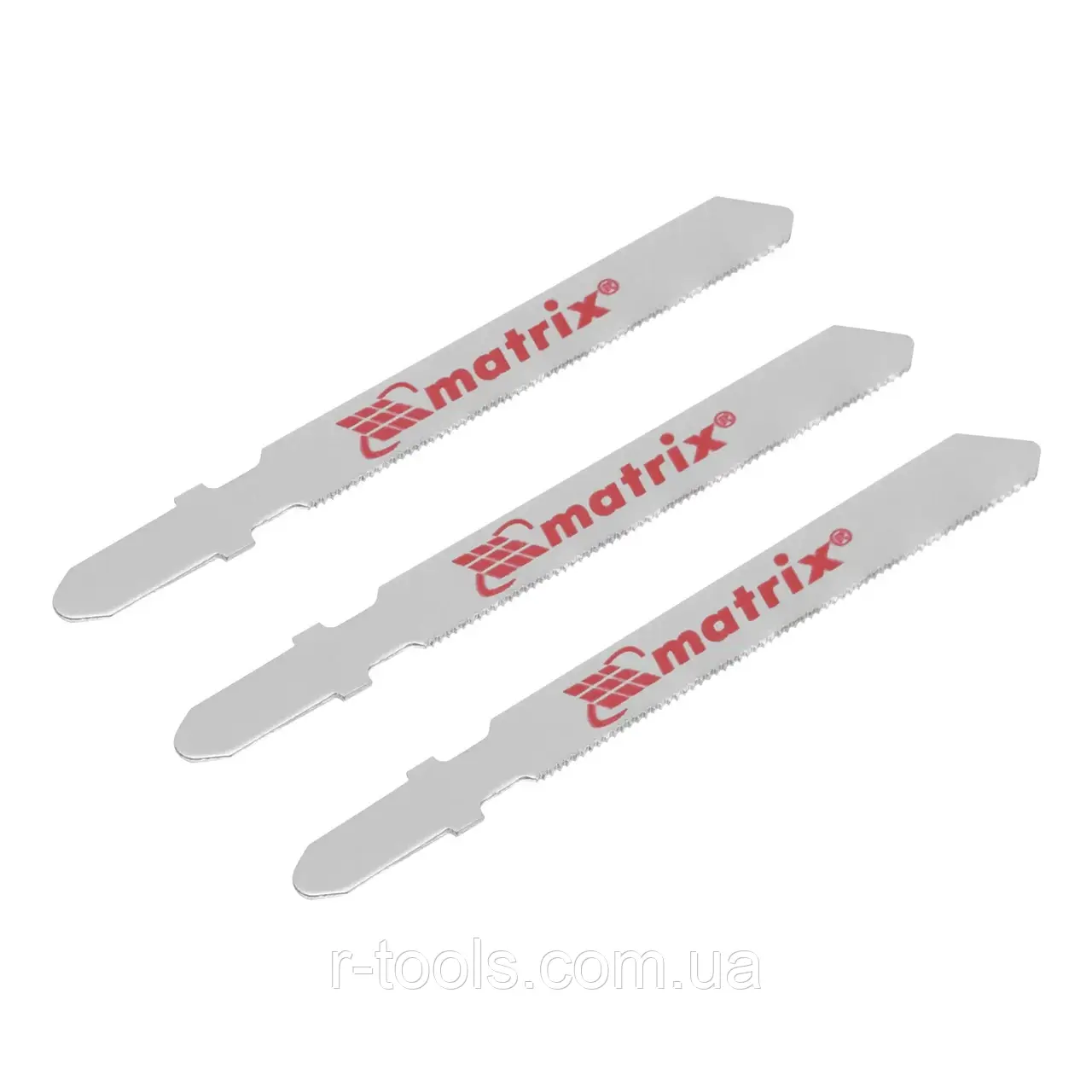 Полотна для електролобзика для металу 3 шт 50 х 0,8 мм HSS EU-хвостовик MTX 781439