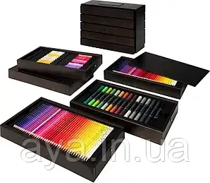 Подарунковий набір у дерев'яній шкатулці Art & Graphic Limited Edition 396 предметів, Faber-Castell, 110052