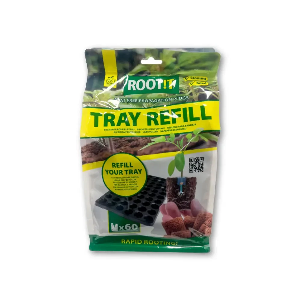 ROOTIT DRY PEAT FREE Refill Bag - Натуральні спонж для пророщування 60шт