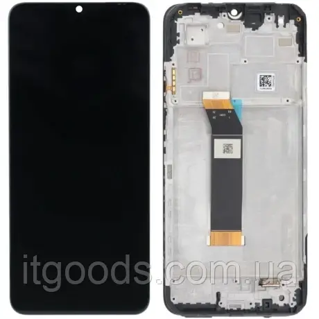 Дисплей (модуль) + тачскрін з рамкою для Xiaomi Poco M5 22071219CG / M4 5G / Redmi 10 5G 22041219G / Note 11E, Original (PRC)