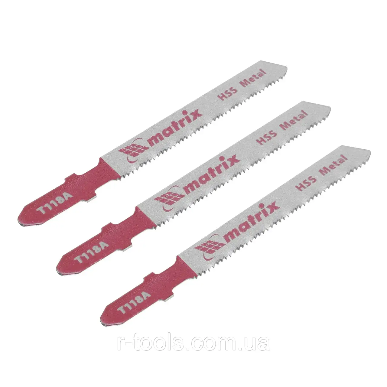 Полотна для електролобзика для металу 3 шт T118A 50 х 1,2 мм HSS MTX 782079