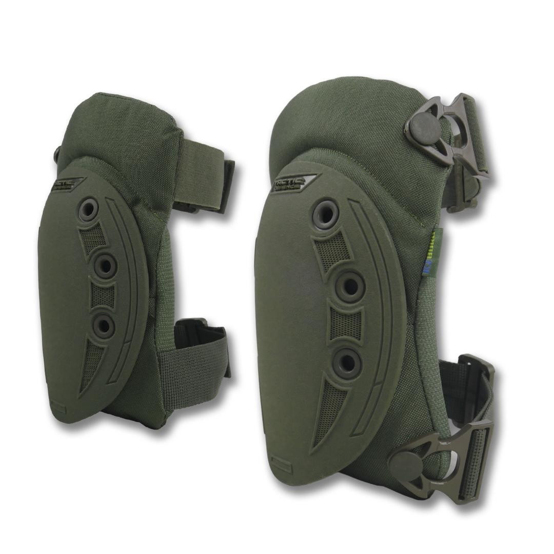 Наколінники з функцією швидкого скидання KIBORG USA tactical Хакі + металеві люверси для надійного кріплення, фото 1
