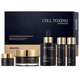 Набір засобів для обличчя зі стовбуровими клітинами Medi-Peel Cell Toxing Dermajours Essential Set 5 предмета (30 мл+100 мл+30