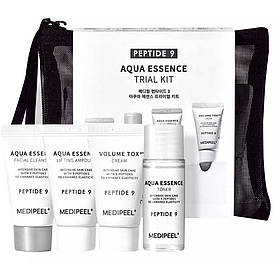Зволожуючий набір для обличчя Medi-Peel Peptide 9 Aqua Essence Trial Kit 4 предмета (15 мл+20 мл+15 мл+15 г)