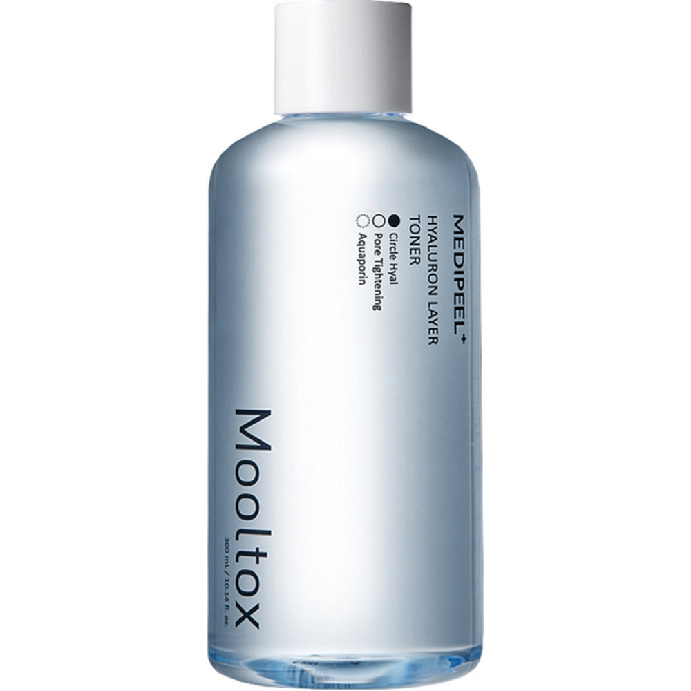 Зволожуючий тонер для обличчя Medi-Peel Hyaluron Layer Mooltox Toner 300 мл, фото 1