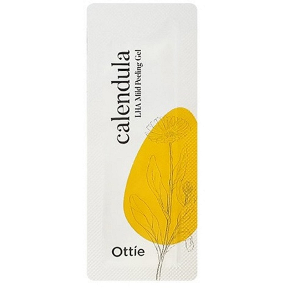 Пробник пілінг-гелю для проблемної шкіри з календулою Ottie Calendula LHA Mild Peeling Gel 1 мл