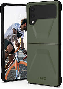Чохол UAG Civilian Series Olive Green для Samsung Galaxy Z Flip 4