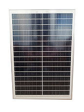 Сонячна панель 50w, з дисплеєм, монокристалічна, фото 5