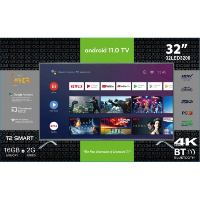 Телевизор Smart LED TV, Смарт телевизор Android 11 32 дюйма 3в1 (ID ...