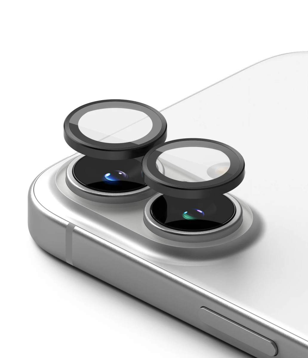Захисне скло на камеру Ringke Camera Lens Frame Glass до iPhone 16/16 Plus Black (CLF1G930)