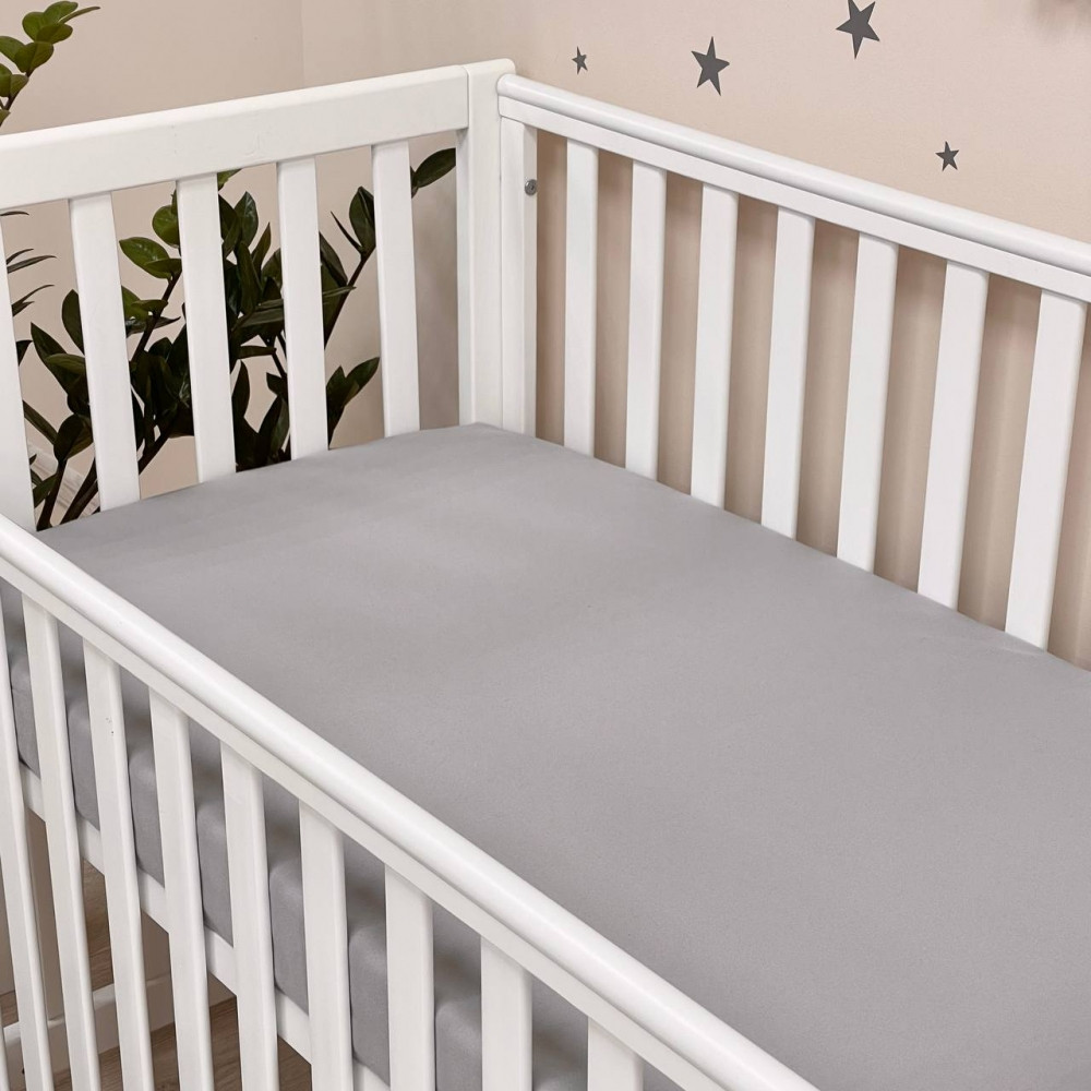 Простирадло дитяче фланель сіре